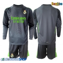Maglie da calcio Real Madrid Portiere Terza Maglia Bambino 2025-26 Manica Lunga + Pantaloni corti)